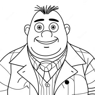 Pagina Para Colorir Do Gru Engracado 97263-36226