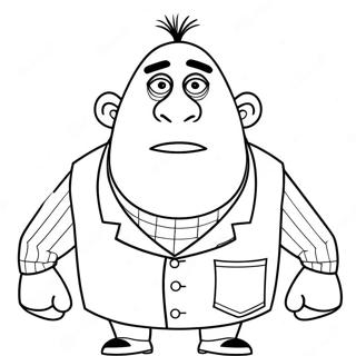 Pagina Para Colorir Do Gru Engracado 97263-36228