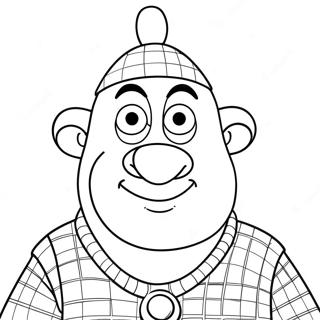 Pagina Para Colorir Do Gru Com Um Chapeu Engracado 97264-36230