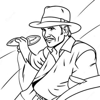 Pagina Para Colorir Do Indiana Jones Aventureiro Em Acao 97389-36322