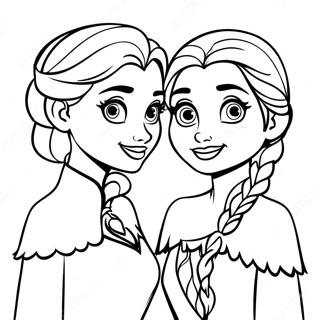 Pagina Para Colorir Da Elsa E Da Anna 97543-36438