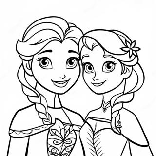 Pagina Para Colorir Da Elsa E Da Anna 97543-36440