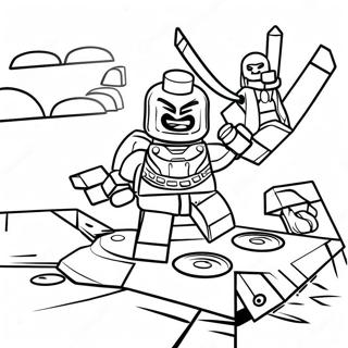 Pagina Para Colorir Da Batalha Epica Do Lego Fortnite 97570-36463