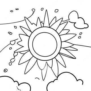 Pagina Para Colorir Ceu Azul Ensolarado 97621 36593