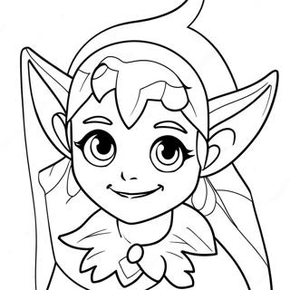 Pagina Para Colorir Elfos Anime Festivos 97830-36807