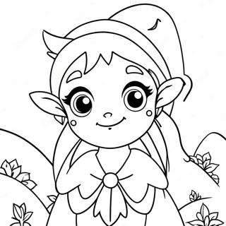 Pagina Para Colorir Elfos Anime Festivos 97830-36808