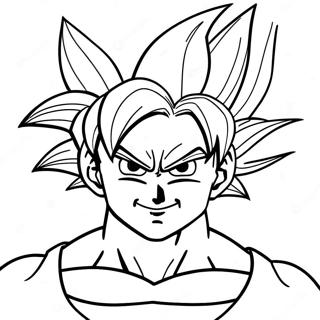 Pagina Para Colorir Do Goku Em Forma De Super Saiyajin 97880-36837