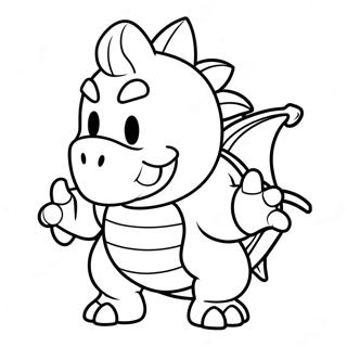 Bowser Jr Páginas Para Colorir