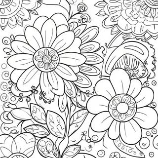 Pagina Para Colorir De Flores Fantasticas De Arte Pop 98115-37029
