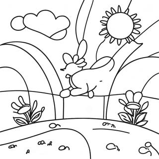 Pagina Para Colorir Dia Ensolarado Brilhante 98163-37059