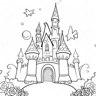 Pagina Para Colorir Castelo Magico Da Princesa 98188-37078