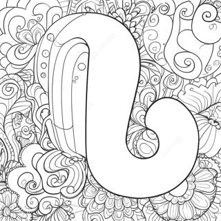 Pagina Para Colorir Letras Em Bolha Elegantes 98396-37248