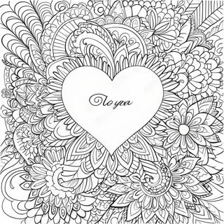 Pagina Para Colorir Coracoes De Mandala Intricada 98448-37292