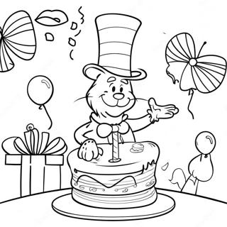 Pagina Para Colorir Feliz Aniversario Dr Seuss 98495-37315