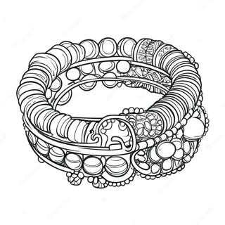 Pagina Para Colorir De Pulseira Colorida De Contas 98550-37366