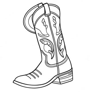 Pagina Para Colorir De Bota De Cowboy 98572-37376