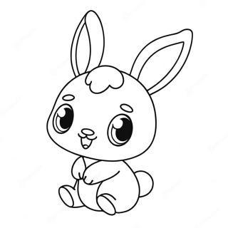 Pagina Para Colorir De Coelho Chibi Adoravel 98755-37527