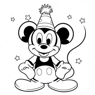 Pagina Para Colorir Do Aniversario Do Mickey Mouse 98777-37534