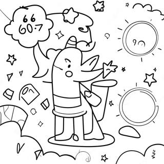 Pagina Para Colorir Problemas De Palavras Desafiadores 98935 37670