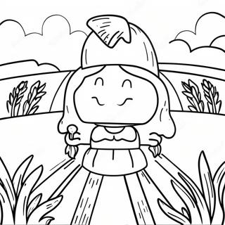 Pagina Para Colorir Cena Brincalhona No Milharal 99011-37732