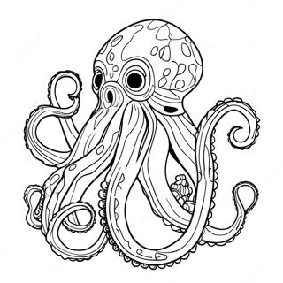 Kraken Páginas Para Colorir