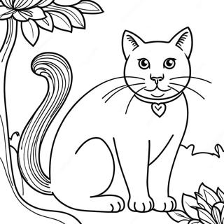 Pagina Para Colorir Do Gato Preto 99213-37874