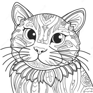 Pagina Para Colorir Do Gato Preto 99213-37875