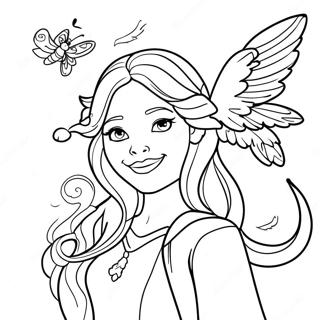 Pagina Para Colorir Da Mira Com Criaturas Magicas 99421 38041