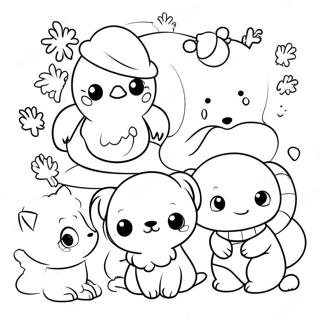 Pagina Para Colorir De Animais Fofos De Inverno 99496-38288