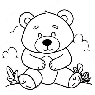 Pagina Para Colorir Do Papai Urso Sonolento 99577 38170