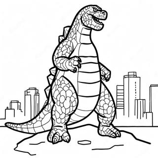 Godzilla 2021 Páginas Para Colorir