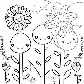 Pagina Para Colorir Flores De Jardim Fantasticas 99703 38453