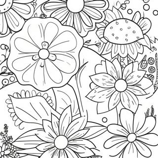 Pagina Para Colorir Flores De Jardim Fantasticas 99703 38454