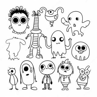 Pagina Para Colorir De Personagens Fantasticos Do Tim Burton 99779-38509