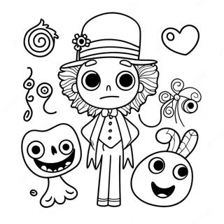 Pagina Para Colorir De Personagens Fantasticos Do Tim Burton 99779-38510