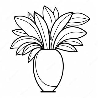 Pagina Para Colorir Do Vaso Moderno Simples 99912 38622