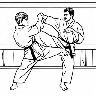 Pagina Para Colorir Karate 99985-38667