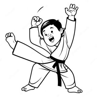 Pagina Para Colorir Karate Kid Em Acao 99986-38670